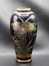 Meiji period  decorated Japanese satsuma vase