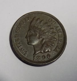 1896 uncirculated Indian Head penny