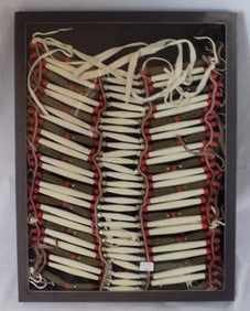 Native American Indian hairpipe breast plate