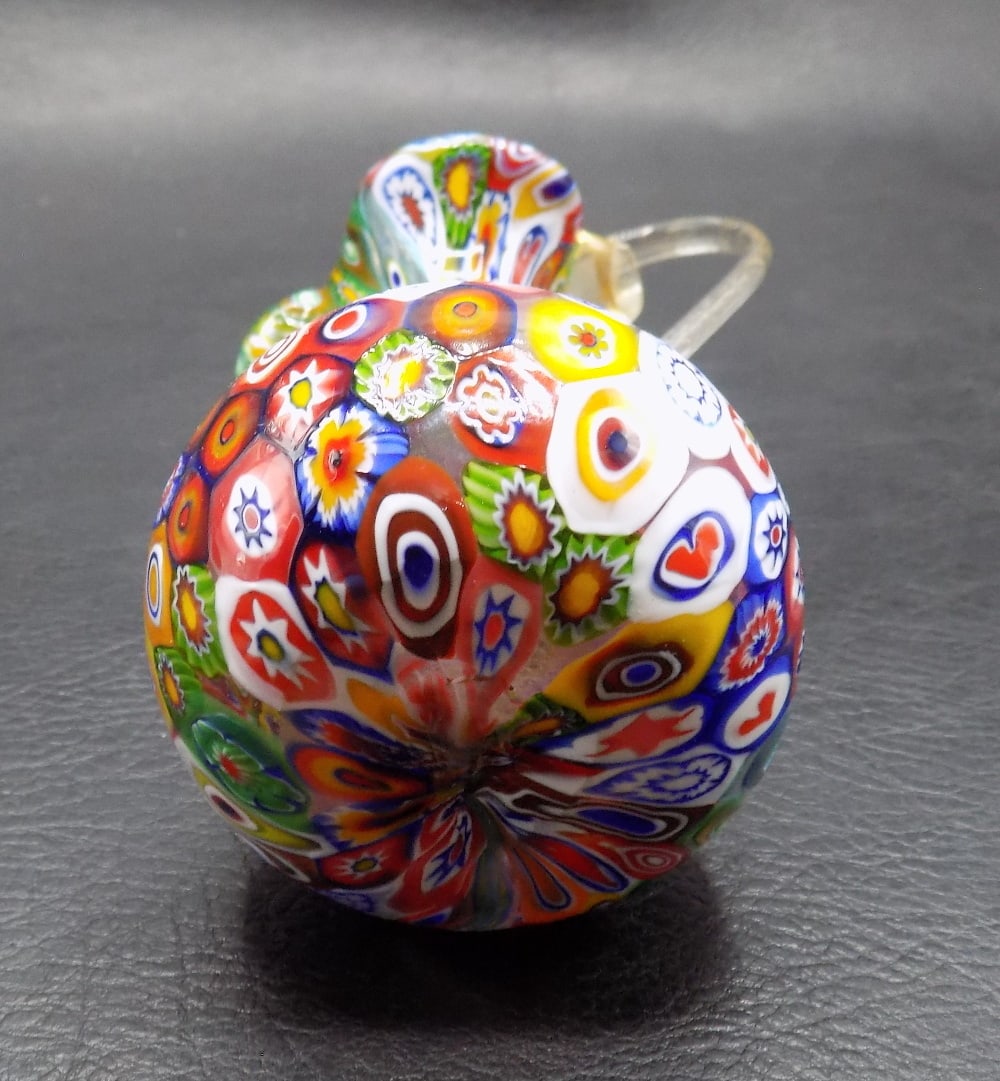 Vintage Fratelli Toso Murano Millefiori Small art glass pitcher - 5