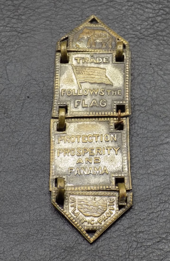 Rare 1907 Roosevelt Panama Canal fob (1 of 4)