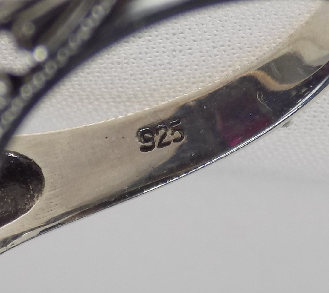 Beautiful 8 ct ruby sterling silver - 4