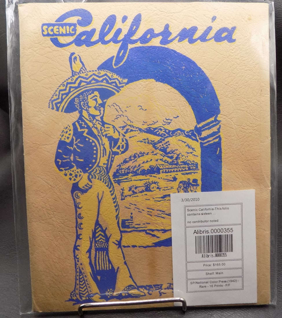 Vintage Scenic California Sothern Pacific Lines railroad: Vintage Scenic California Sothern Pacific Lines railroad. Holds sixteen pictures. Beautiful colors. In very good original as found condition. Great quality and detail. Pictures 10 inches x 7 7/8 inch