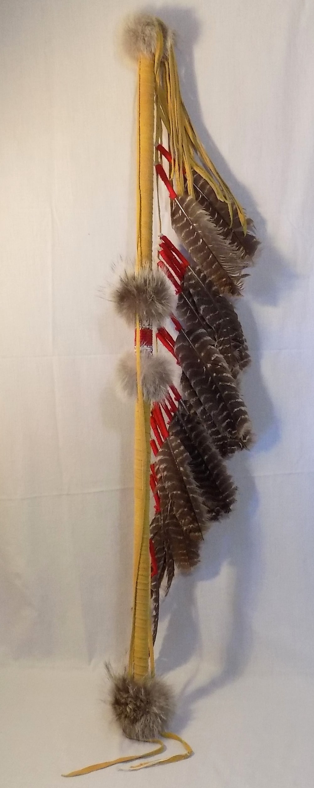 Native American Indian ceremonial lance or dance wand (1 of 6)