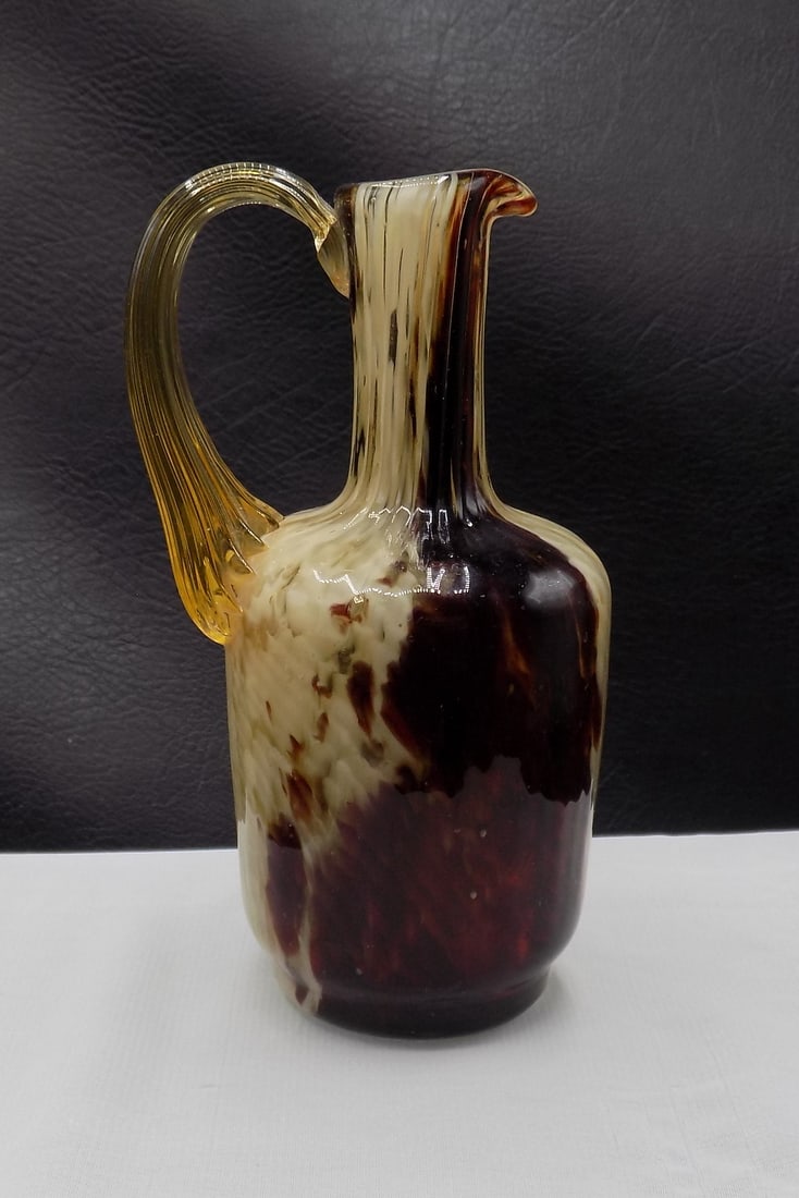 Antique Harrach miniature art glass pitcher (1 of 7)