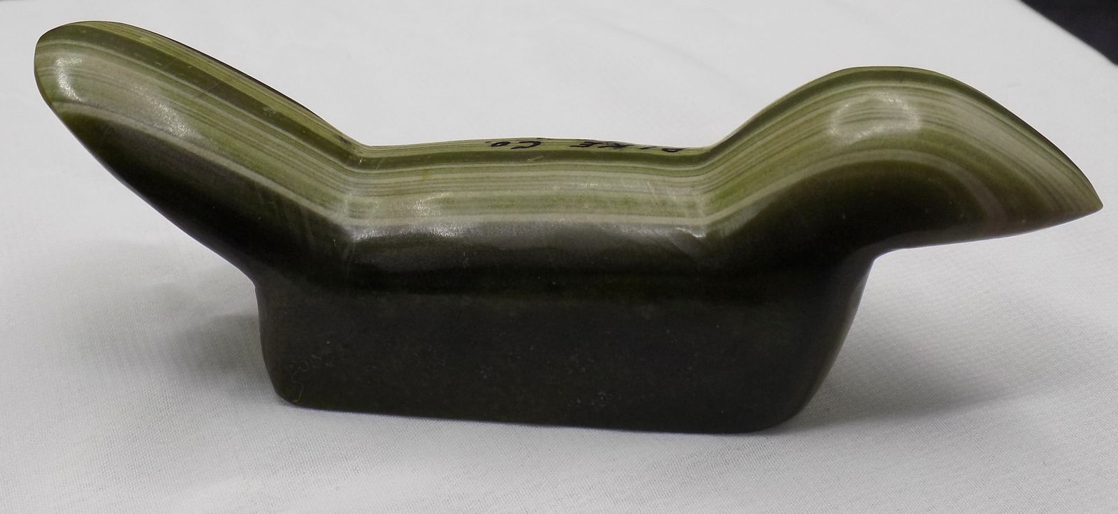 Vintage Native American Indian bird stone: Vintage Native American Indian bird stone. Multi colored stone. In very good original as found condition. Great quality and detail. 4 3/8 inches. For in house shipping, please call Mike at Thriftiques