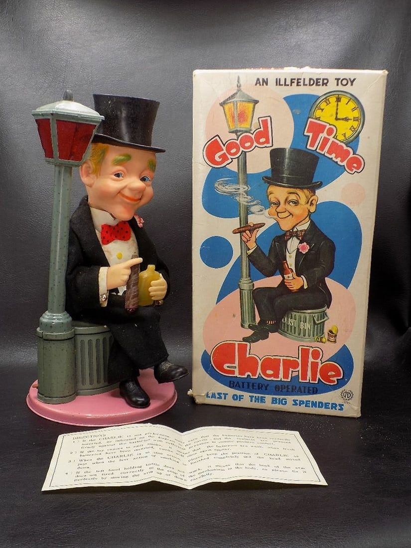 Vintage Good Time Charlie tin boy in original box. (1 of 8)