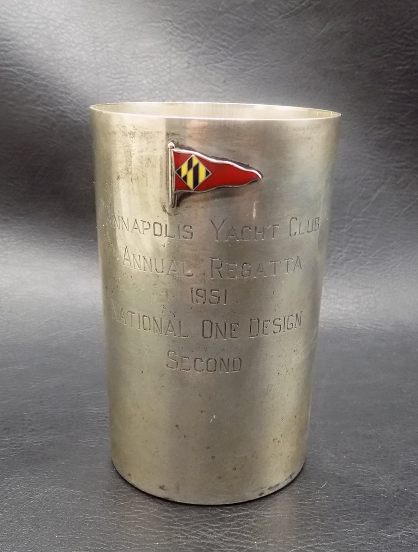 1951 sterling silver Annapolis Yacht Club Trophy Second Place (1 of 5)