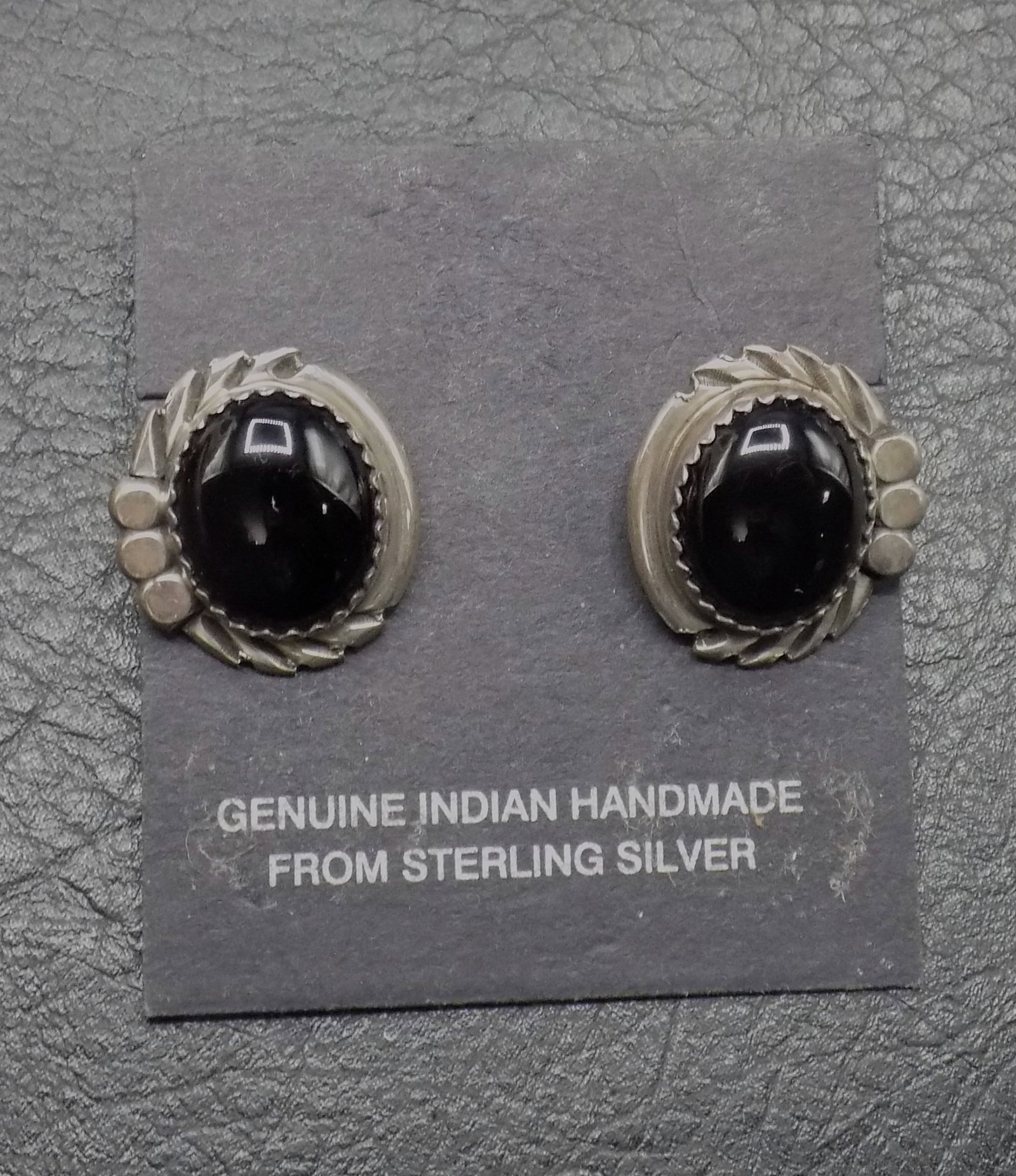 Vintage Native American Indian sterling earrings: Vintage Native American Indian sterling earrings. Marked as shown in photo. With semiprecious stones In very good original as found condition. ¾ inch wide. Great quality and detail For in house s