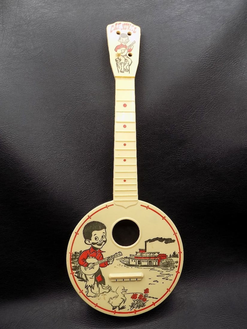Vintage Black Americana Childs toy banjo (1 of 6)