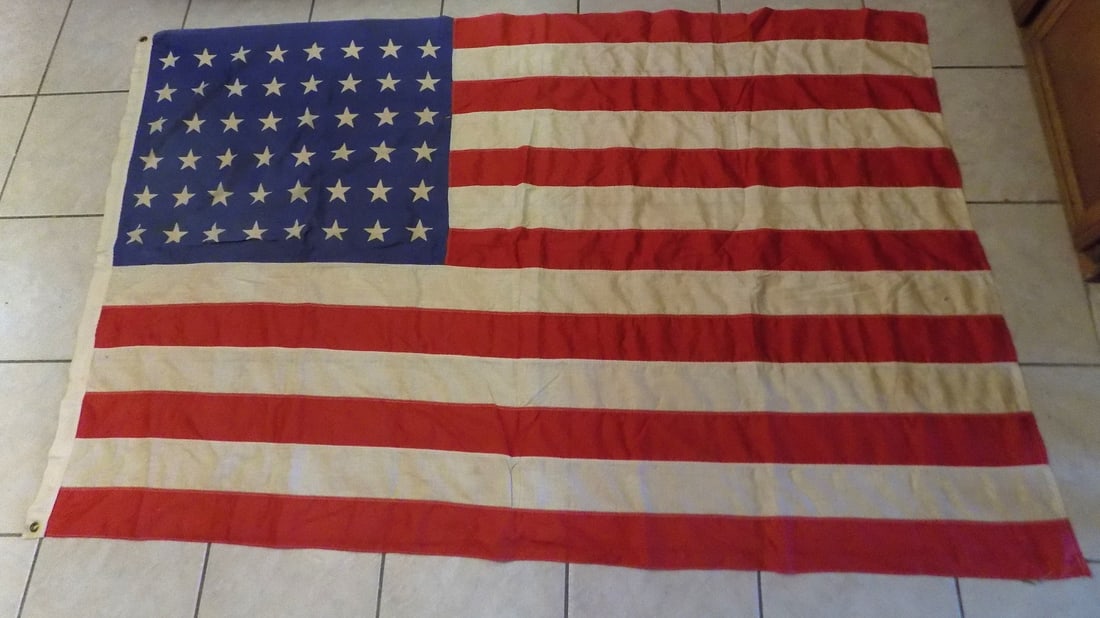 48 star American Flag. 44 x 70 inches wide (1 of 4)
