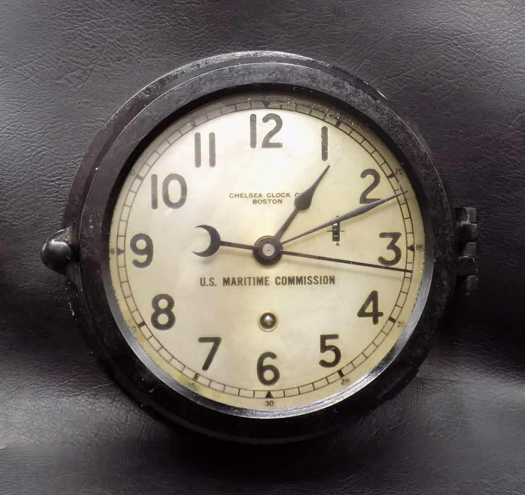WW2 Chelaea clock co bulkhead ships clock (1 of 3)
