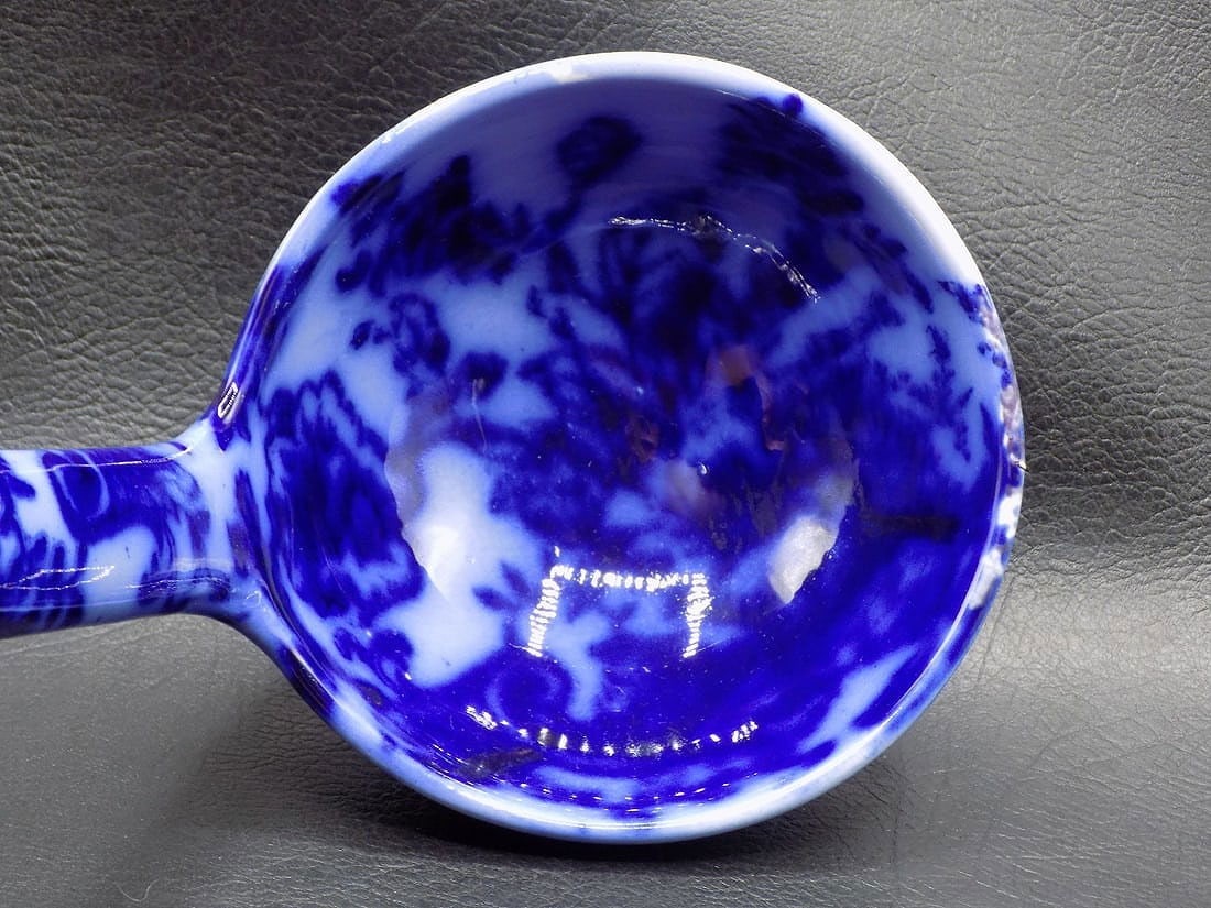 Antique Flo Blue ladle - 3