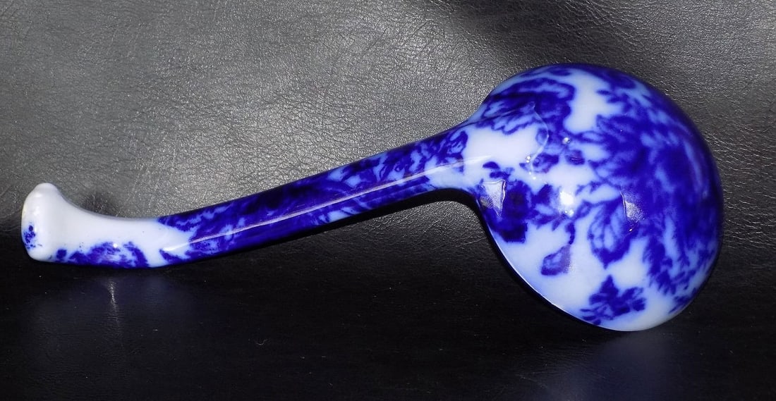 Antique Flo Blue ladle - 4