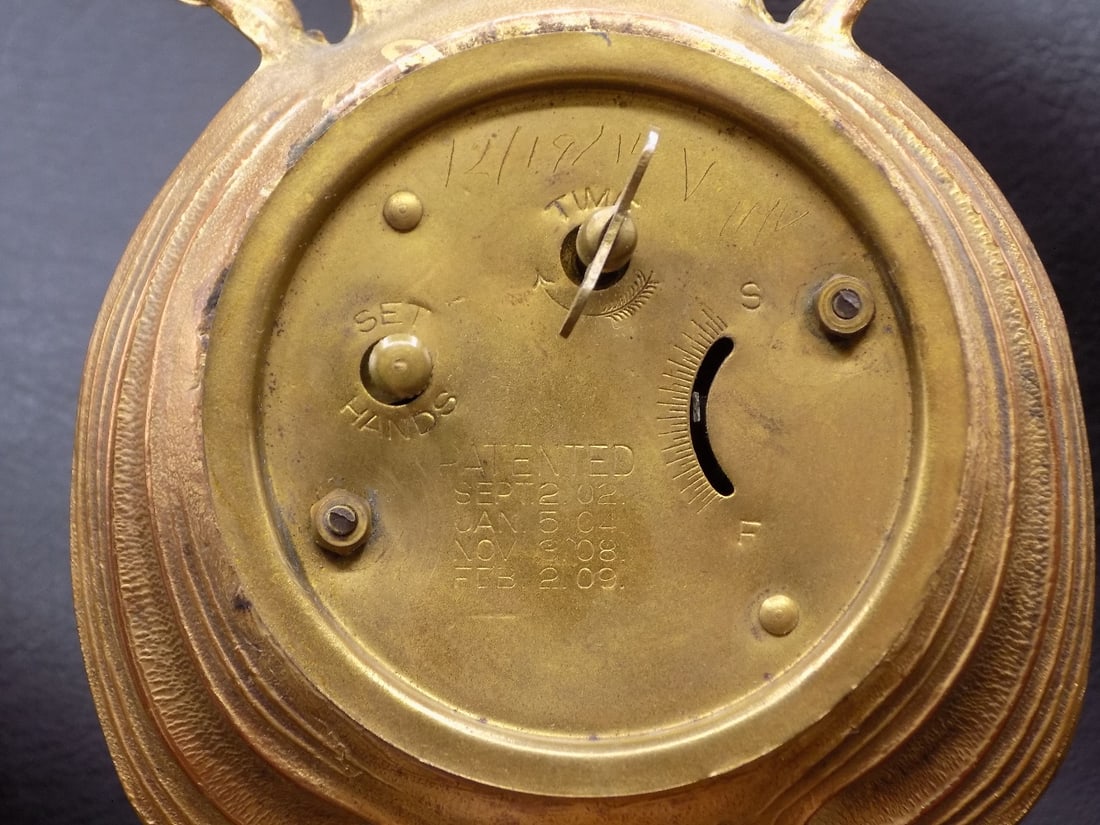 Splendid vintage Art Deco figural clock - 7