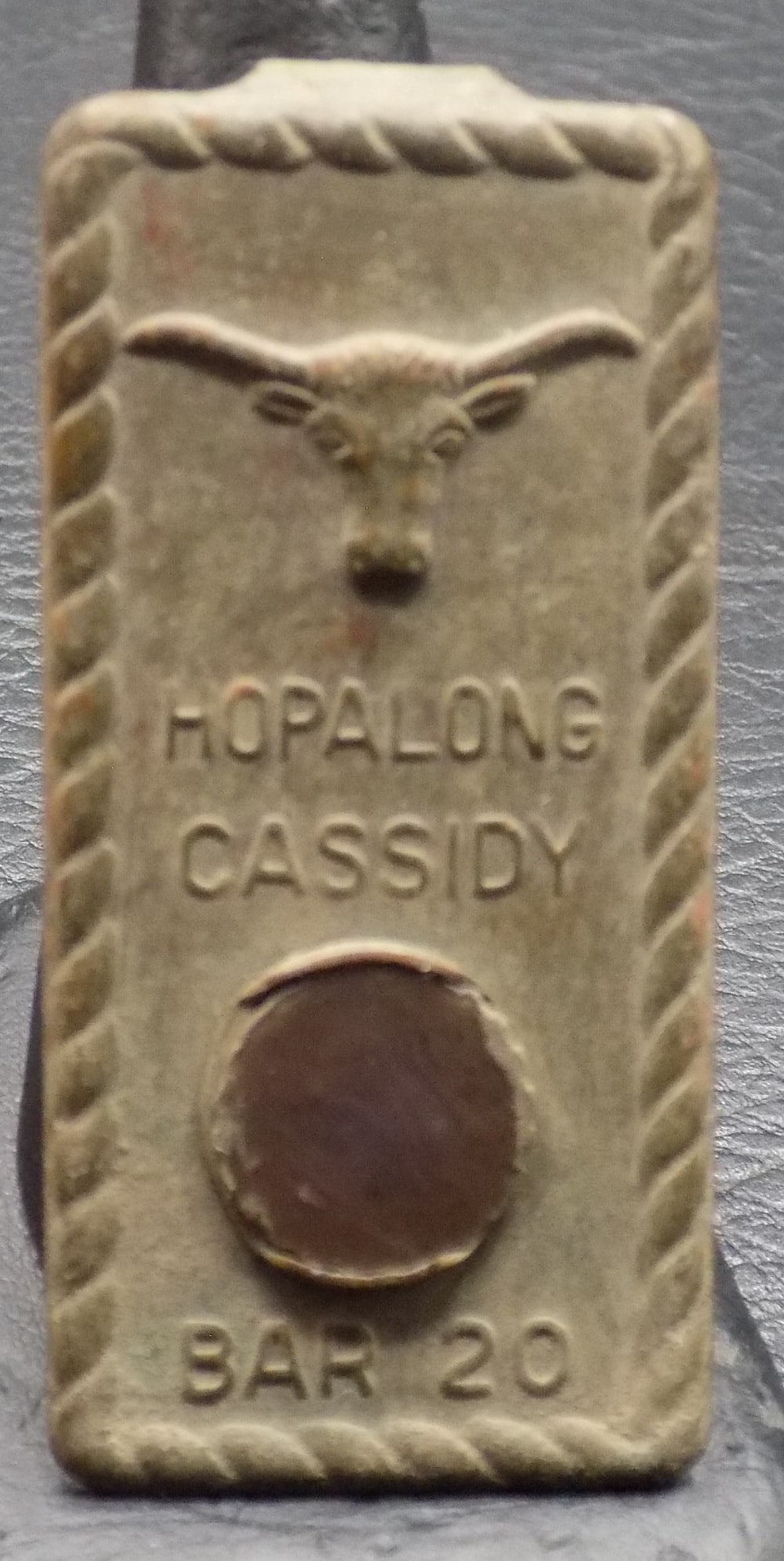 1950s Hopalong Cassidy Bar 20 belt or money clip (1 of 3)