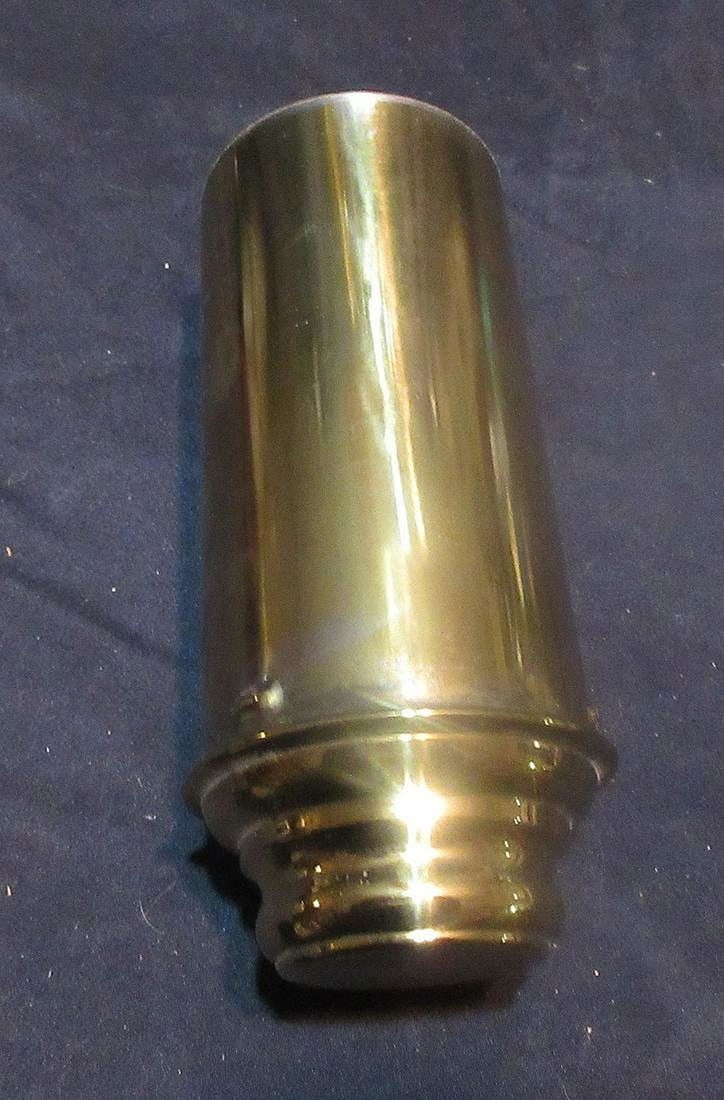 Antique brass kerosene student lamp - 3