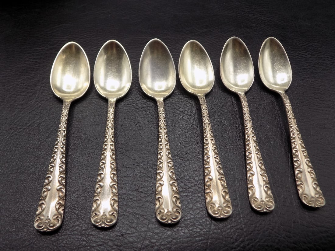 Fancy antique Victorian silverplated egg cruet serving set - 7