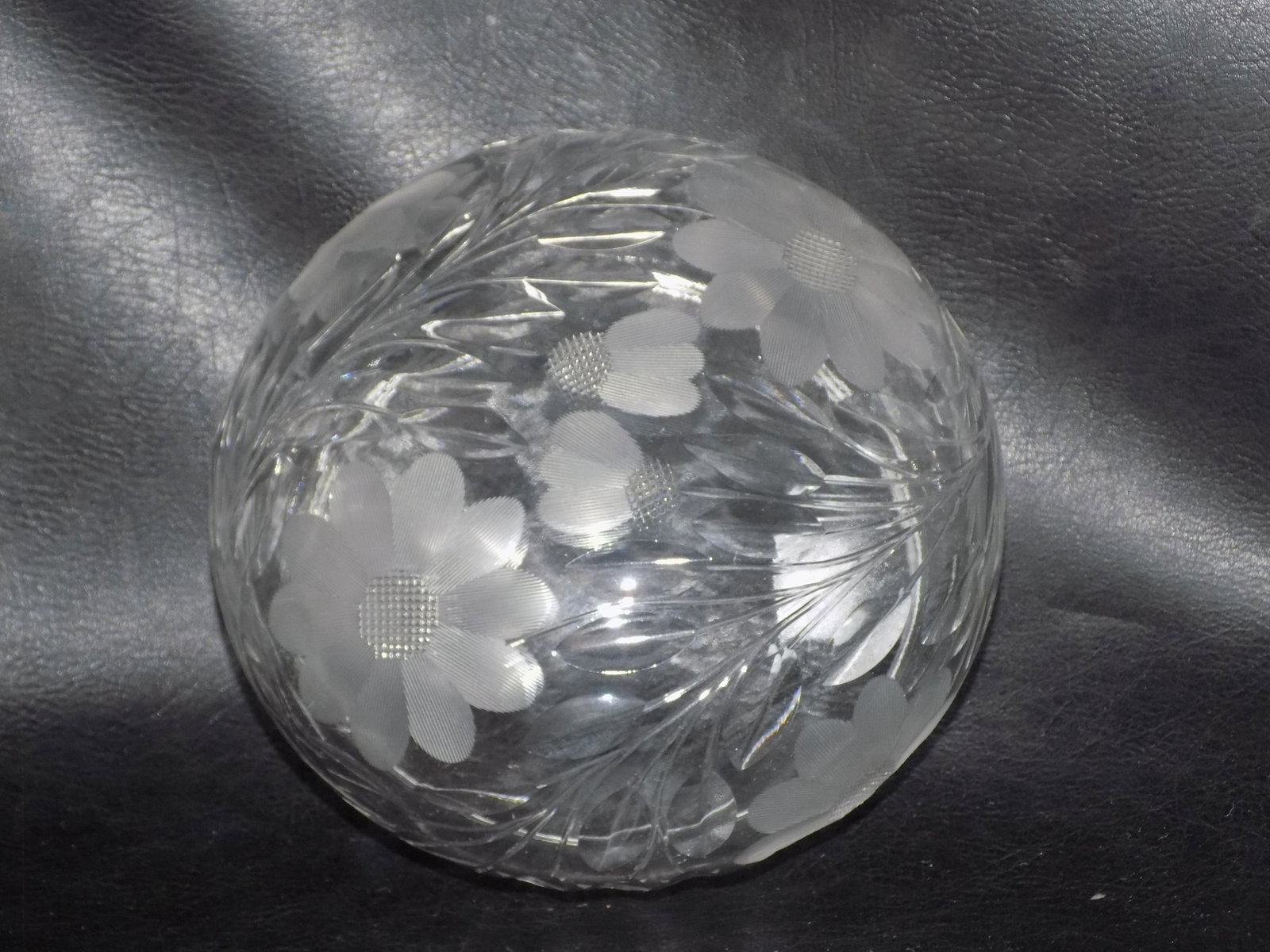 Vintage cut glass table lamp attributed to Pairpoint - 5