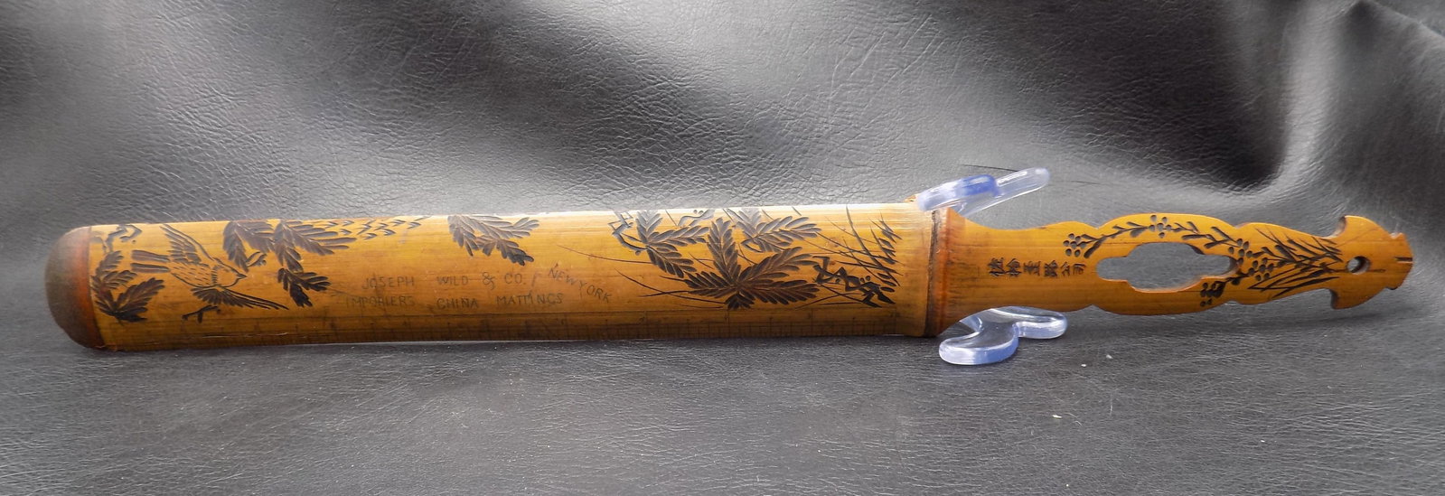 Fancy 1892 advertising wood page turner (1 of 9)
