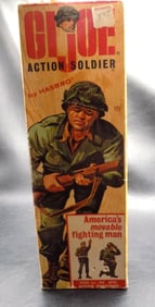 Vintage 1964 Hasbro GI Joe Action Soldier in original box
