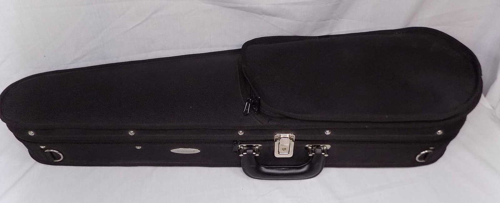 Nice vintage violin tiger maple back with case and bow - 11