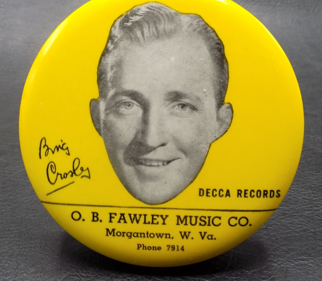 Fine antique Bing Crosby Decca Records record cleaner (1 of 3)