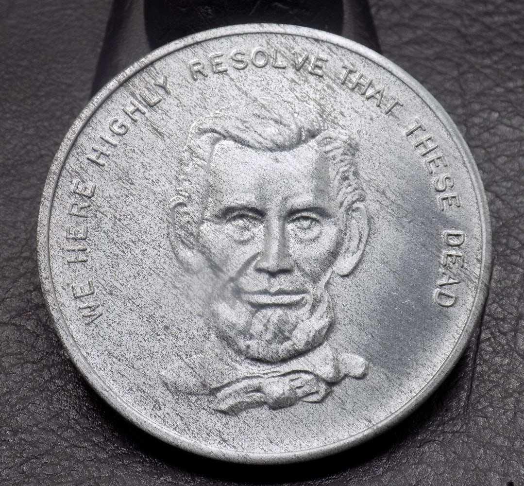Lincoln Gettysburg commemorative medal (1 of 3)