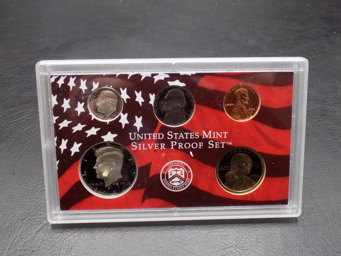 2002 S United States silver proof set. With COA - 2
