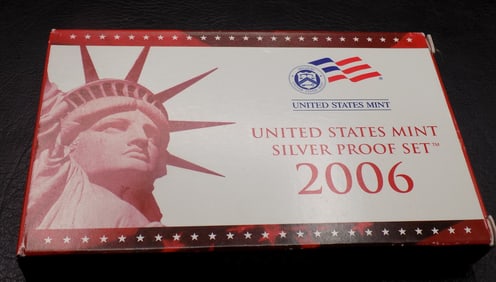 2006 S United States silver proof set.  With COA