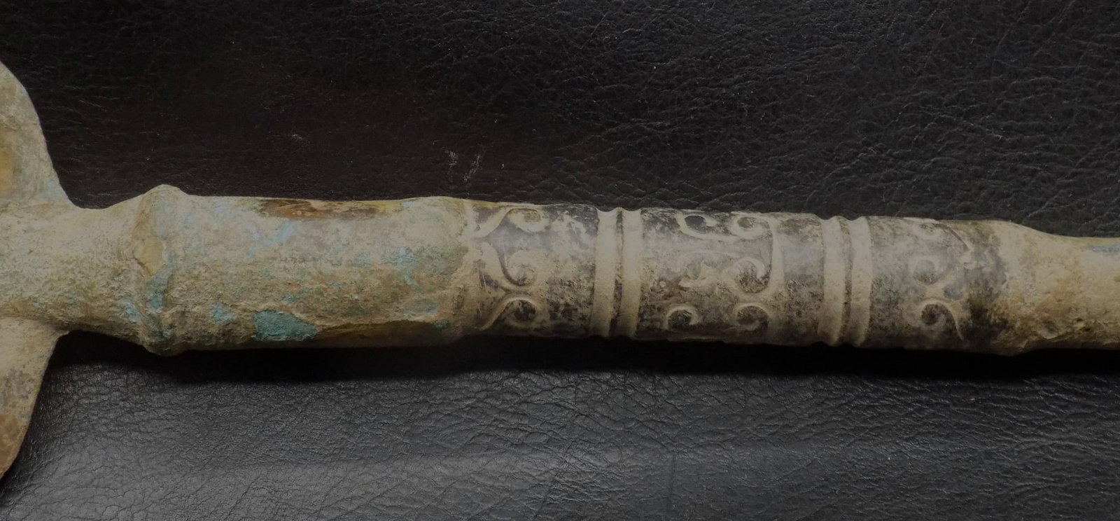 Ancient bronze trident or trishul weapon - 7