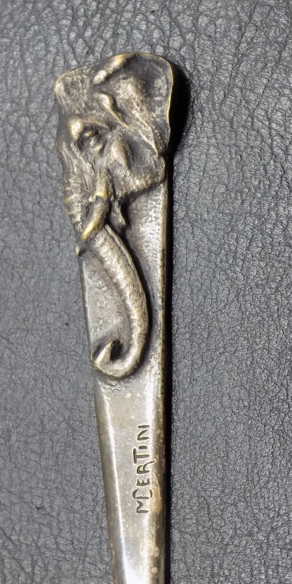 Antique elephant letter opener - 2