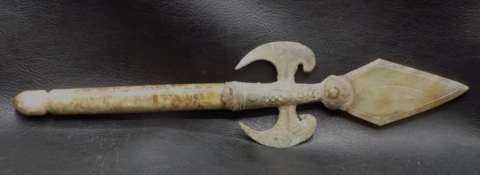Ancient  Chinese bronze and stone weapon