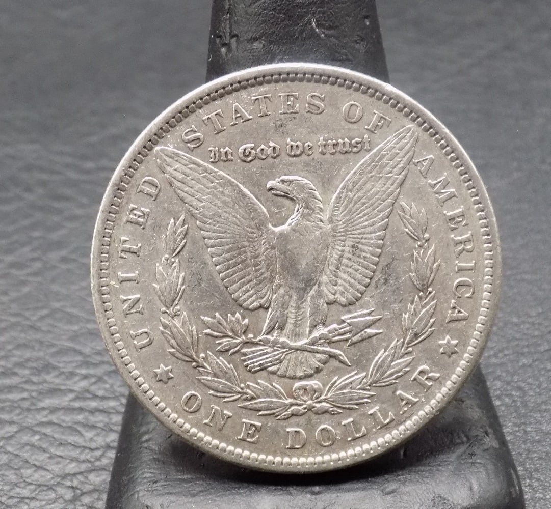 Uncirculated 1891 Morgan silver dollar - 2