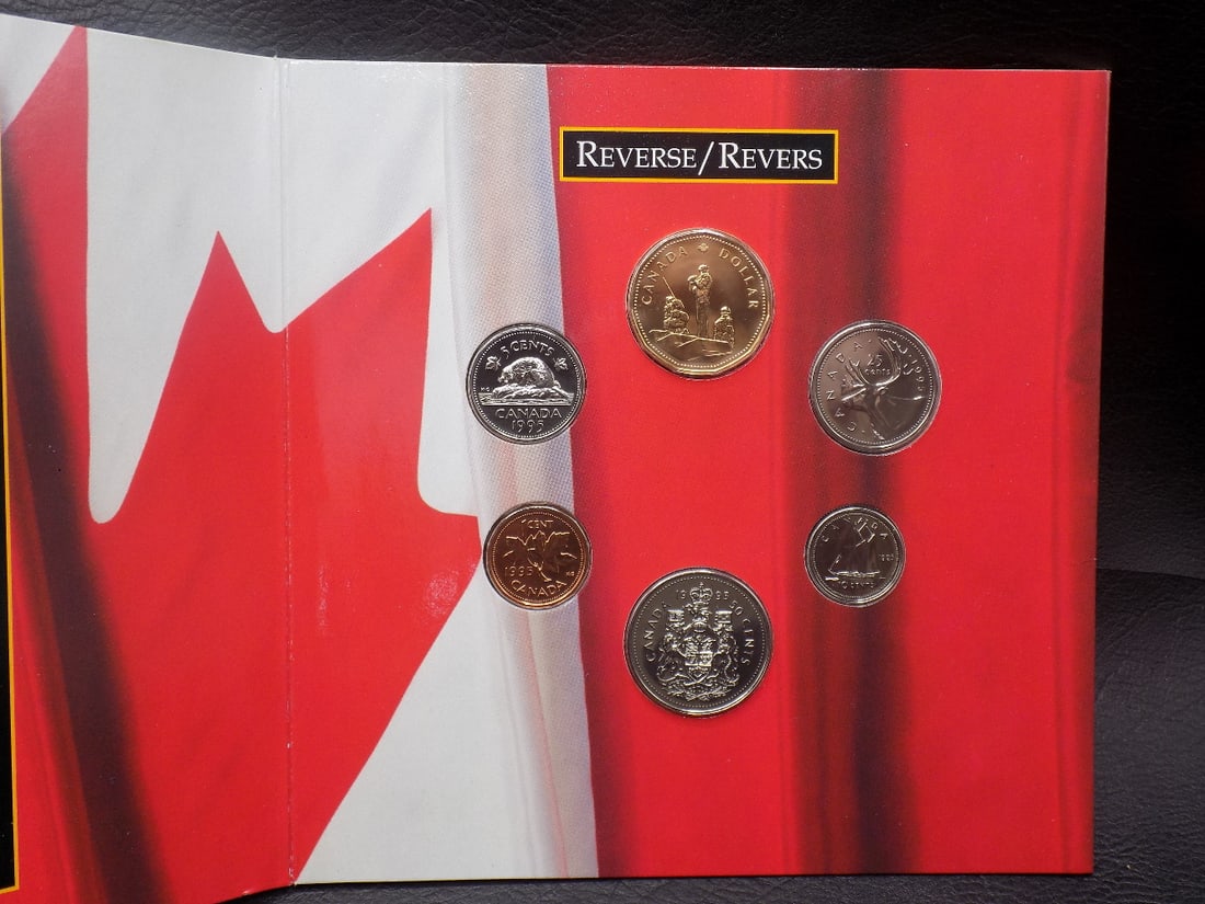 1995 Oh Canada proof coin set in original holder (1 of 7)