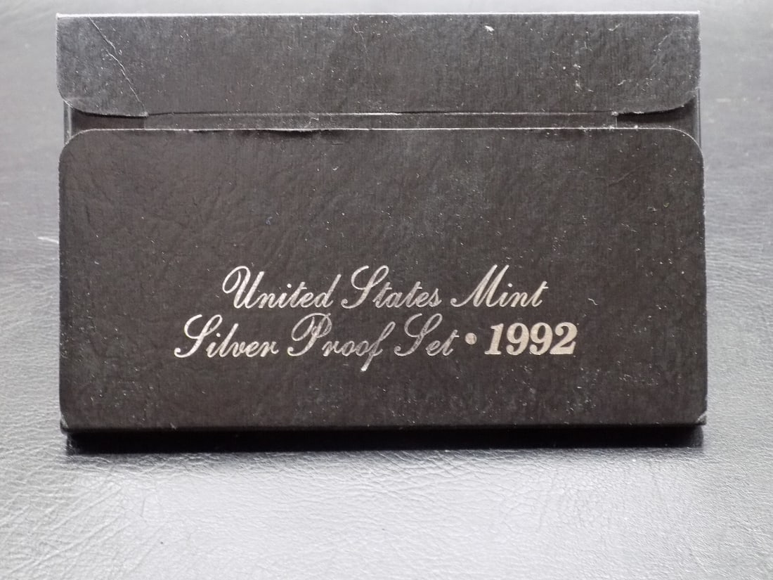 1992 S United States Mint silver proof set. With COA (1 of 4)