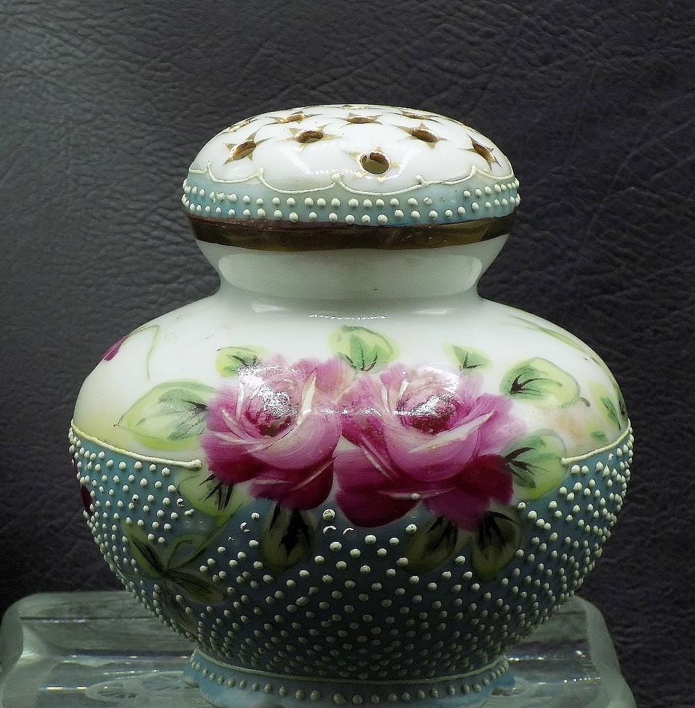 Beautiful vintage Nippon moriage decorated muffineer (1 of 4)