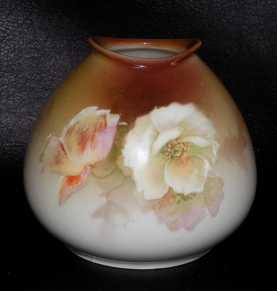 Vintage R S Germany hand painted vase (1 of 4)