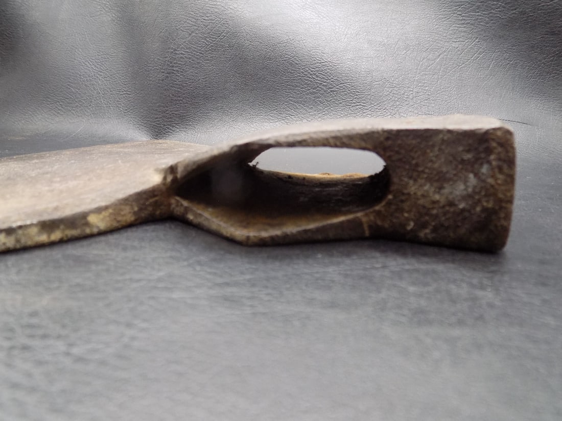 1800s large iron broad ax - 4