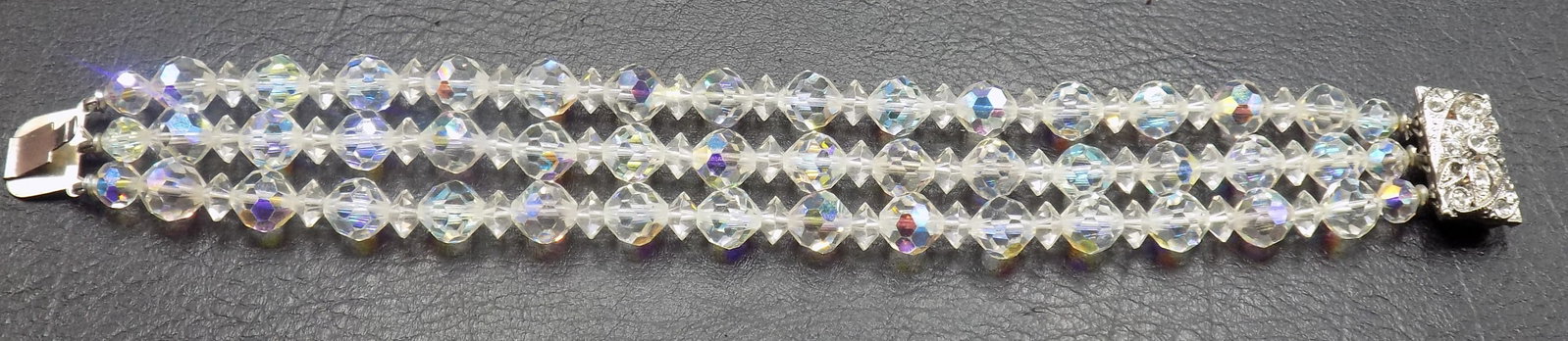 Vintage cut crystal bracelet (1 of 4)