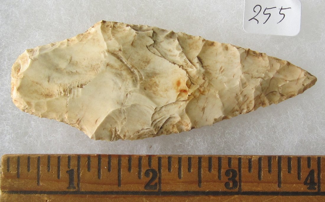 Great Stone 4 inch Arrow Head or Spear Head. In good: Great Stone 4 inch Arrow Head or Spear Head. . In good condition as shown in photos. They are all sold with no provenance as I do not know what to call them, you will be the expert