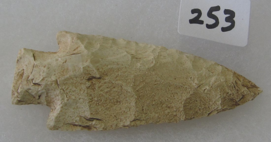 Great Stone 3 inch Arrow Head or Spear Head. In good: Great Stone 3 inch Arrow Head or Spear Head. . In good condition as shown in photos. They are all sold with no provenance as I do not know what to call them, you will be the expert