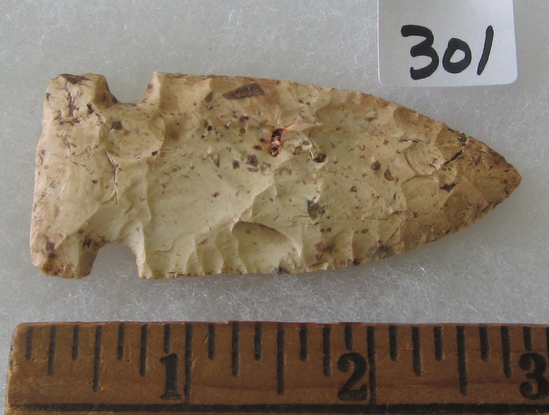 Great Stone 3 inch Arrow Head or Spear Head. In good: Great Stone 3 inch Arrow Head or Spear Head. . In good condition as shown in photos. They are all sold with no provenance as I do not know what to call them, you will be the expert