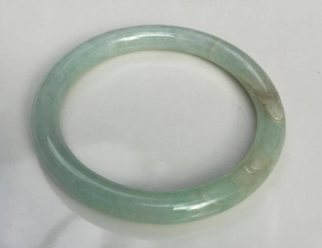 Natural Grade A Jadeite Bangle Bracelet (1 of 3)