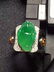 18K Gold Diamond Green Jadeite Frog Men's Ring - 3