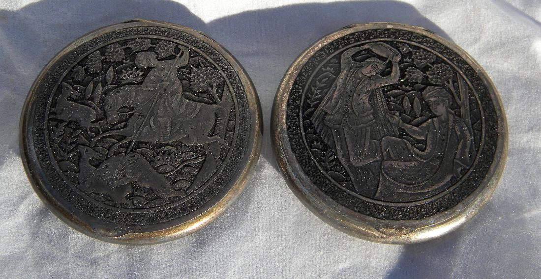 Pair of Antique Sterling Silver boxes (1 of 5)