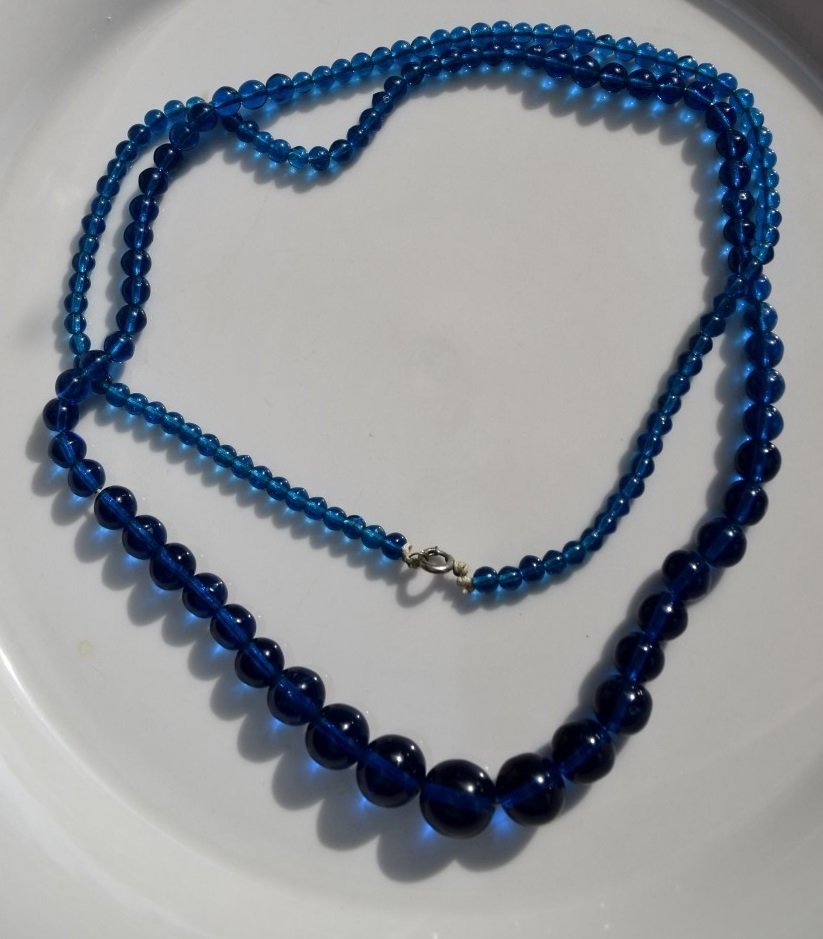 Antique Chinese Peking Glass Necklace (1 of 3)