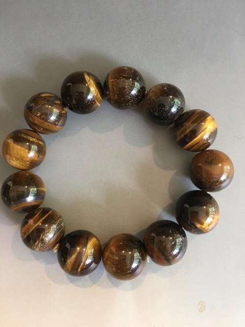 Tiger's Eye beads bracelet (1 of 3)