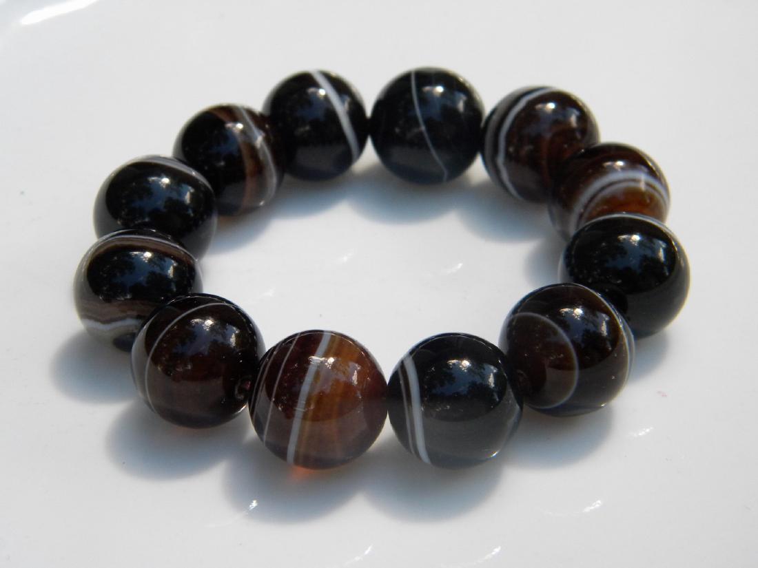 Vintage Agate Bead Bracelet (1 of 3)