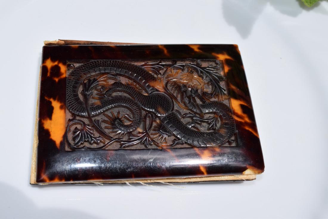 Antique Tortoiseshell Dragon Purse (1 of 4)